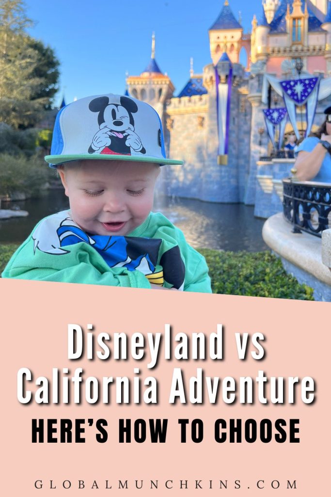 Disneyland vs California Adventure pinterest graphic