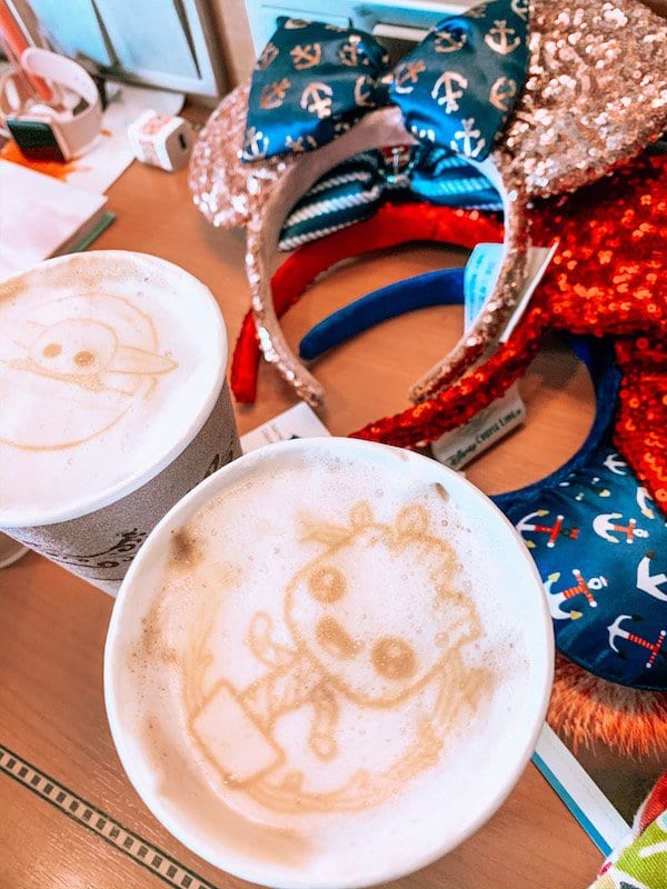 Latte Art - Disney Cruise