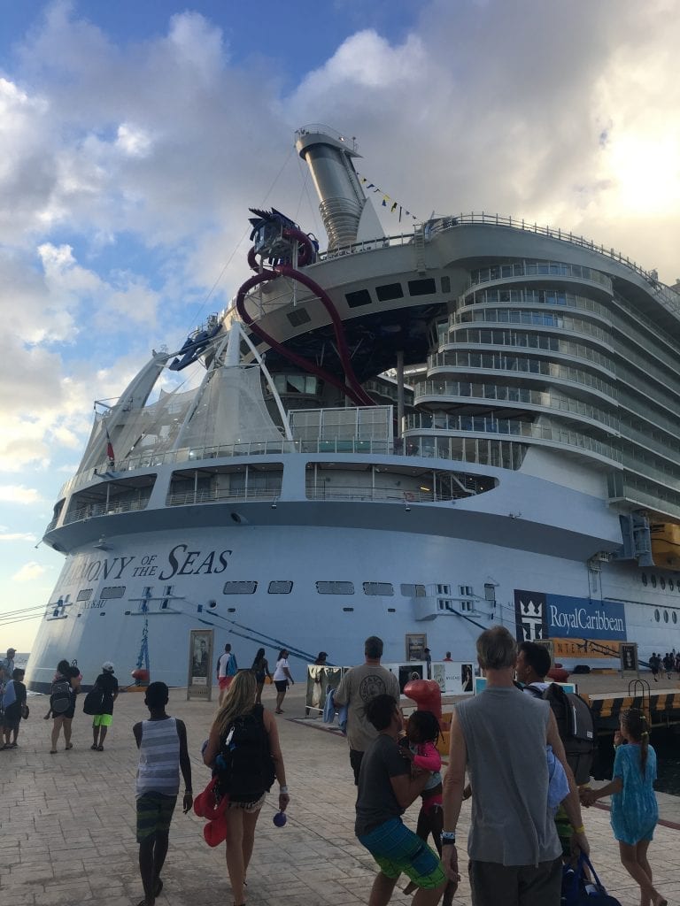 Harmony of the Seas itinerary includes downtime for all the amazing things they have to do onboard. Including the 7 amazing neighborhoods. Click to read my ULTIMATE Guide to the Harmony of the Seas where I share ways to save and everything you CAN'T miss while onboard.