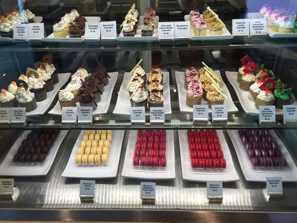Pastry Case at the Coffee Bar on the NCL Getaway