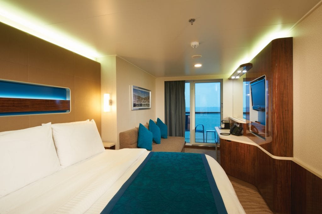 Balcony room on the Norwegian Getaway