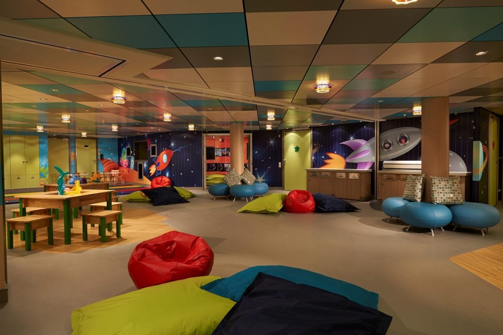 Splash Academy Kids Club on the Norwegian Cruise Getaway ship