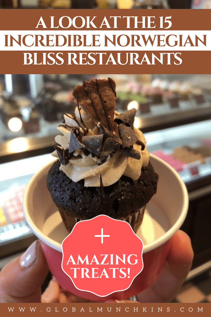 Norwegian Bliss restaurants serve up some of the best food I have ever had at sea and with such a wide variety of options, your taste buds will never be left unsatisfied. Check them out! #cruise #cruisetips #cruiseexperience #norwegianbliss #restaurants #norwegian #treats