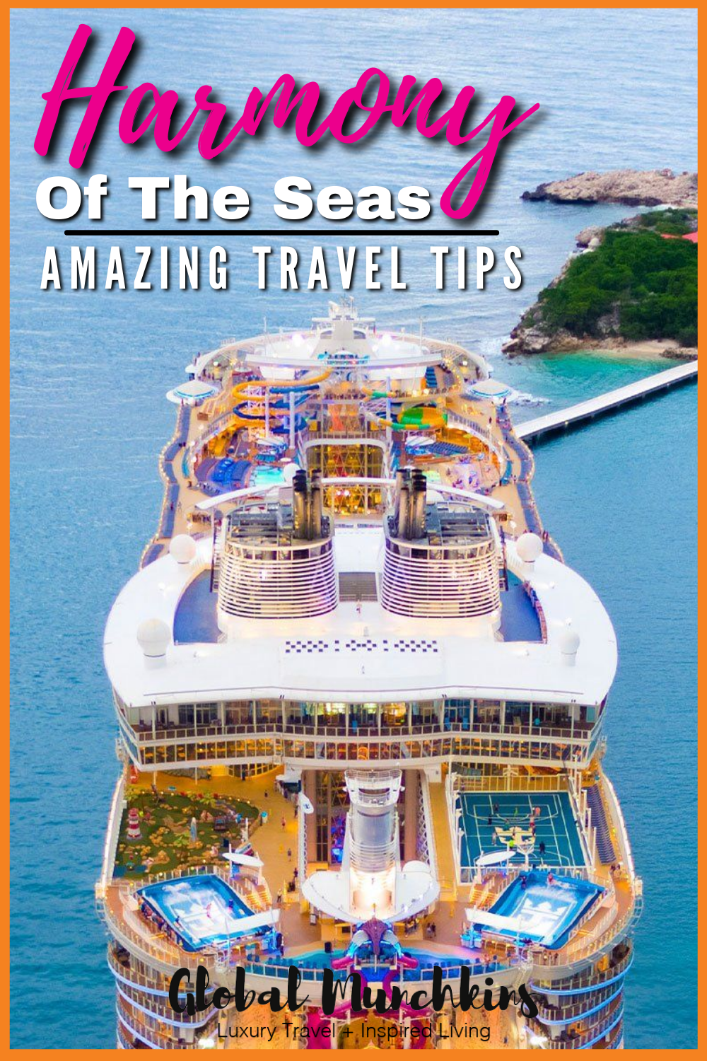 Everything you need to know about Royal Caribbean’s NEWEST & LARGEST ship including our Harmony of the Seas itinerary, a peek inside the Harmony of the Seas cabins, things to do on the ship, dining options, kids club & more! Get ready to have fun because the Harmony of the Seas ship is the most incredible ship we have ever been on. 