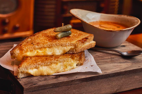 the edison - grilled cheese entree